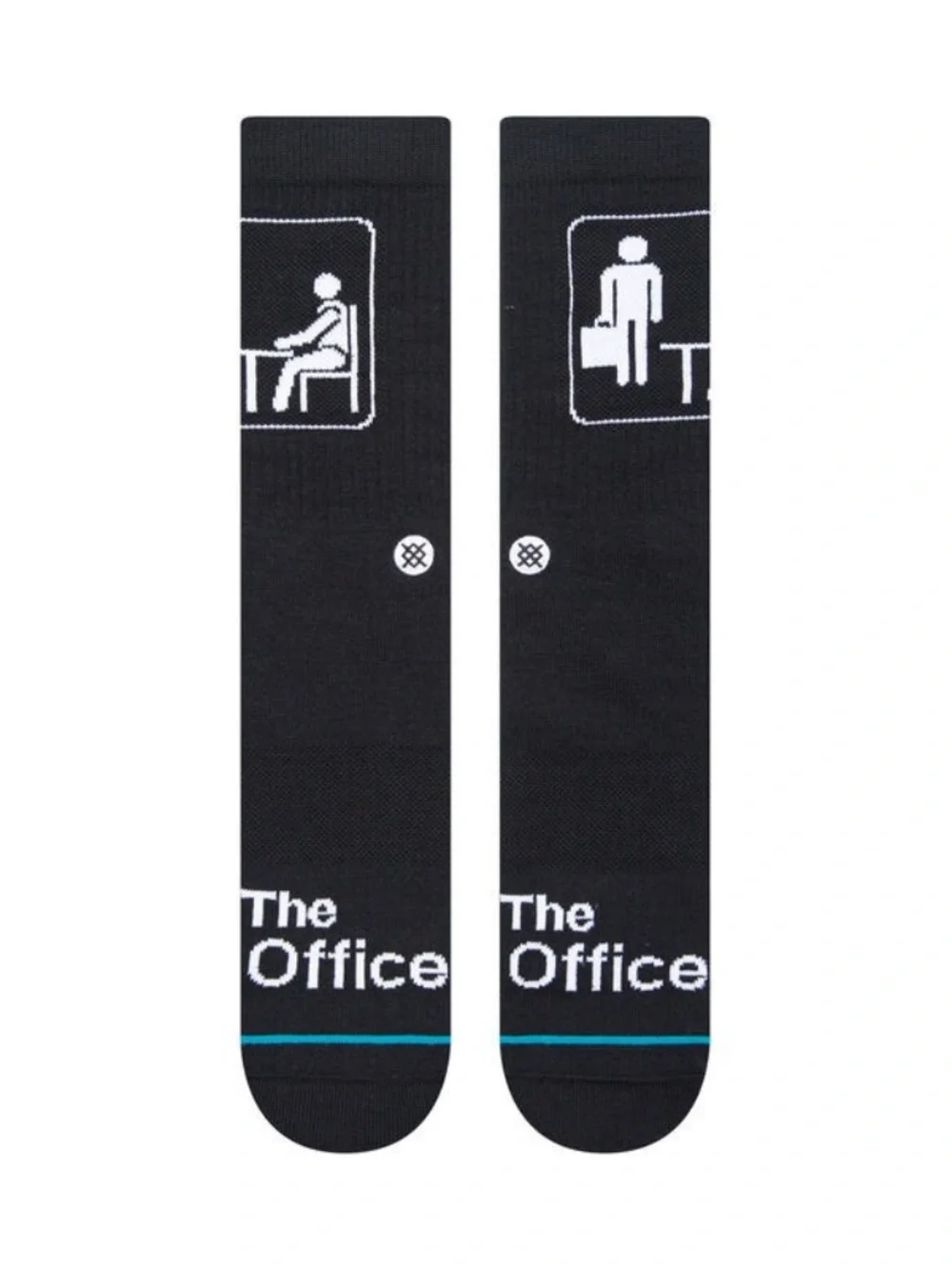 STANCE The Office Intro Black Socks Dunder Mifflin Adult Men’s Medium 6-8.5